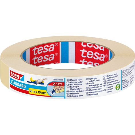 TESA Nastro Adesivo Carta 19mm x 50m Universale Ecologico per Interno ed Esterno (1/4)