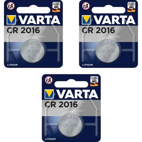 .Varta CR 2016 3V au lithium.