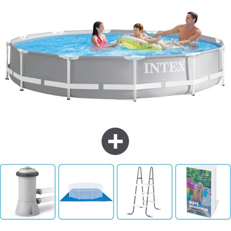 Prism Frame Pool Rund - 366x76 cm - 5-teilig  SCB122 (1/5)