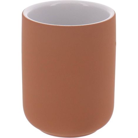 Gobelet en gres effet rubber 300 ml - mocha - Tendance (1/2)
