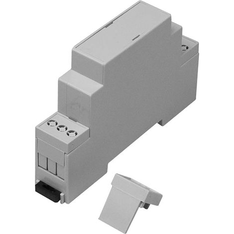Kit de boîtier rail DIN RS PRO Partie supérieure ouverte, Dimensions 17.5 x 90 x 58mm 2 pôles ( Prix pour 1 )
