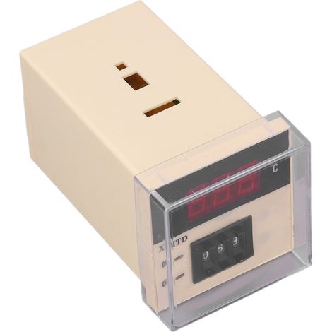 Digitaler Temperaturregler Typ E ABS, einstellbarer Thermostat 0–999 °C, 220 V AC, für Lebensmittelverarbeitungsmaschinen (1/5)