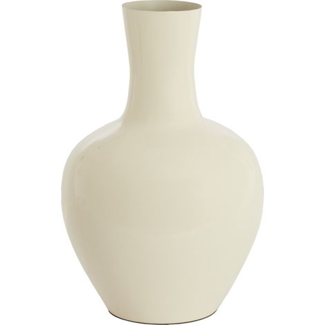 Light & Living Vase NANA in glänzend Crème – Ø33x50 cm