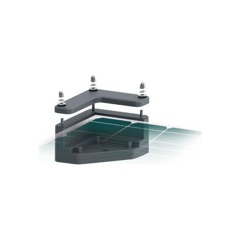 Support de fixation panneau solaire pour camping-car – Résistant aux UV et à la corrosion – Pour panneaux 35mm d'épaisseur – Installation simple – Uniteck (1/2)