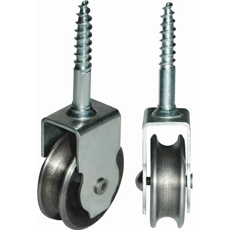 Vogelrolle 471 Grauguss D.25mm Trgf.max.15kg Nut 5mm (1/2)
