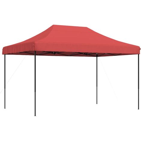 Maison Exclusive - Partyzelt Faltbar Pop-Up Burgunderrot 440x292x