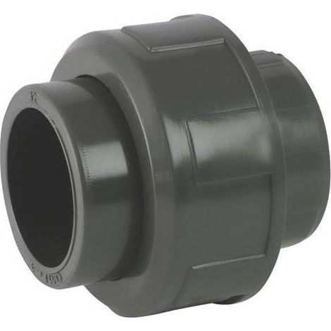 Union 3 pièces Femelle / femelle en PVC avec O-ring en EPDM à coller 25mm