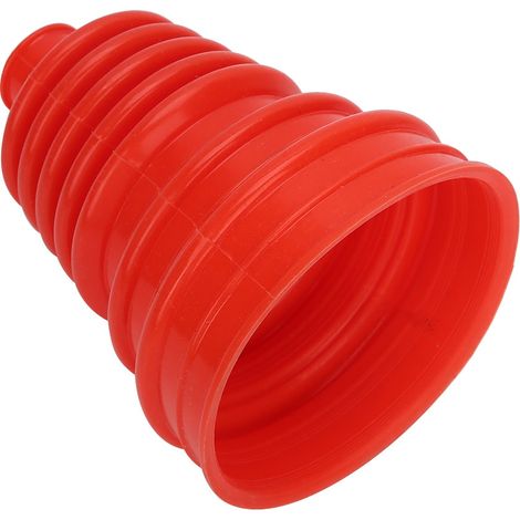 Kit de fixation circulaire à vitesse constante pour rotule avec protection anti-poussière universelle en silicone pour axe CV (rouge) (1/5)