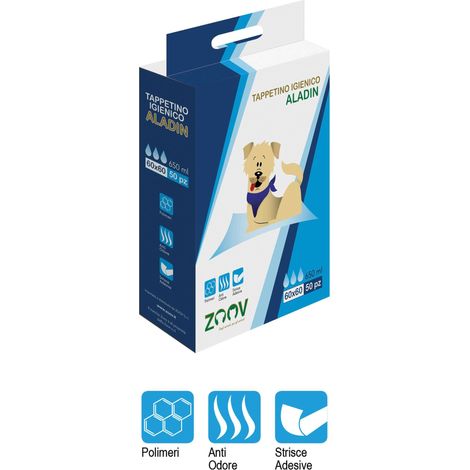 Zoov Tappetino Igienico Aladin Cm.60X90 Pz.50