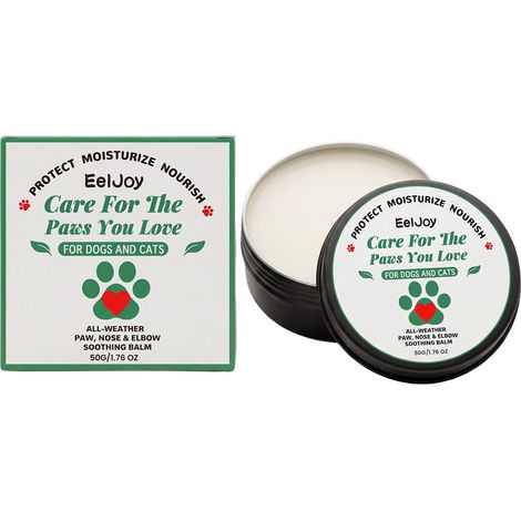 Cire pour le soin des pattes et du nez des animaux de compagnie, convient aux chats et aux chiens, hydrate et protège les pattes et le nez – 50 g -- BIEMMEDUE (1/5)