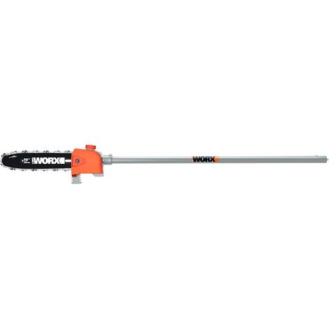 Worx – Accessoire pour barre d'élagage WA0222 – Tête de tronçonneuse 25 cm – Pour coupe branches – Compatible débroussailleuse WG186E (1/4)