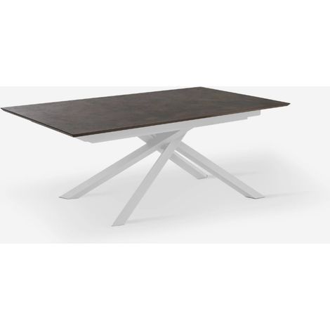 Mesa extensible de HPL para hasta 12 personas 170/270x90 Ryder - Óxido (1/5)