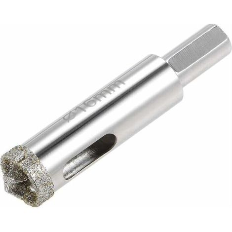 Foret diamanté pour scie cloche à verre avec foret de centrage pour verre, céramique, porcelaine et carrelage 16 mm (1/3)
