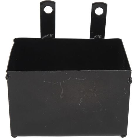 Boîtier de batterie noir antirouille pour quad/moto 50–125 cm³ – structure renforcée en acier galvanisé, montage facile (1/5)