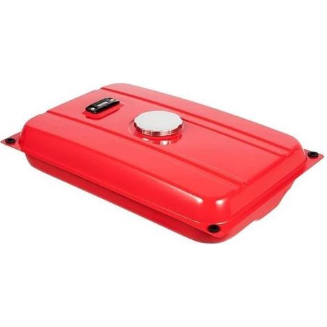 Réservoir de carburant pour groupe électrogène [15 litres] Réservoir universel avec filtre et robinet, 54,9 x 36 cm, rouge, pour chantiers et travaux du bois (1/4)