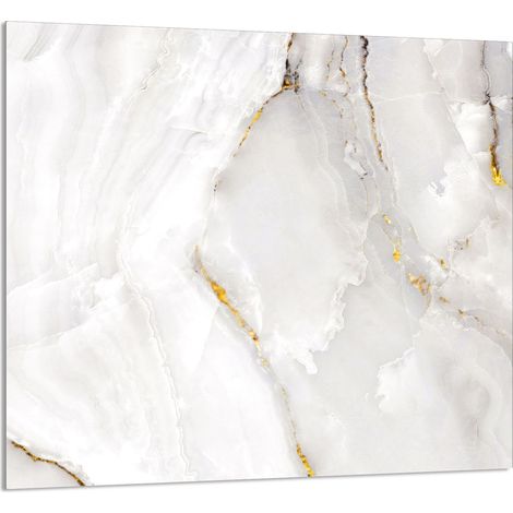 Panneau de verre pour cuisine 65x60 Marbre (1/5)