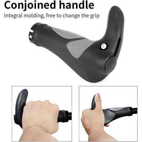 Poignée vélo ergonomique antidérapante – Confort optimal & sécurité accrue (1/4)