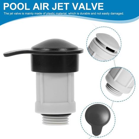 Juego de 2 válvulas de compuerta de aire para piscinas y tapa para válvula de compuerta de aire，artículo n.° 12363 12373，26719W，26733EH，26735EH