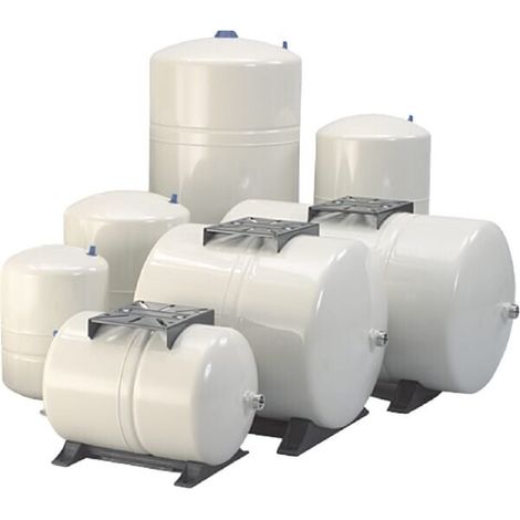 Serbatoio a membrana P.W. acciaio 60L orizzontale DAB PUMPS PWB60H