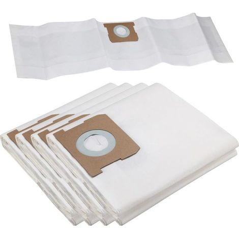 5 sacs à poussière HEPA pour aspirateur de chantier, 23x85 cm, en fibre non tissée, compatible Kärcher WD1 MV1 (1/5)