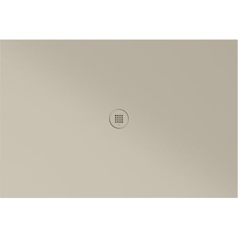 Receveur de douche rectangulaire en céramique 120x80x2cm, creta mat