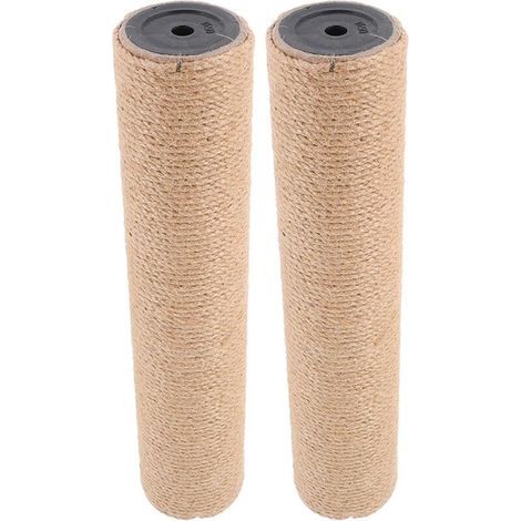 Set mit 2 Kratzstämmen aus natürlichem Sisal, Ersatz-Kratzstämme