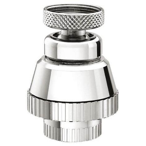 Doccetta a snodo con aeratore filetto femmina 22x1 cromata, H. 51 mm 01310000CR (1/2)