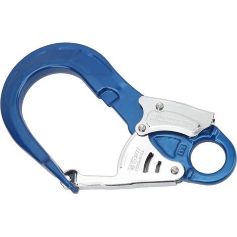 Mousqueton - Verrouillage Automatique - Alliage Aluminium Acier Inoxydable - Pour Escalade Rappel Travaux Aériens - 1 Pièce (1/5)