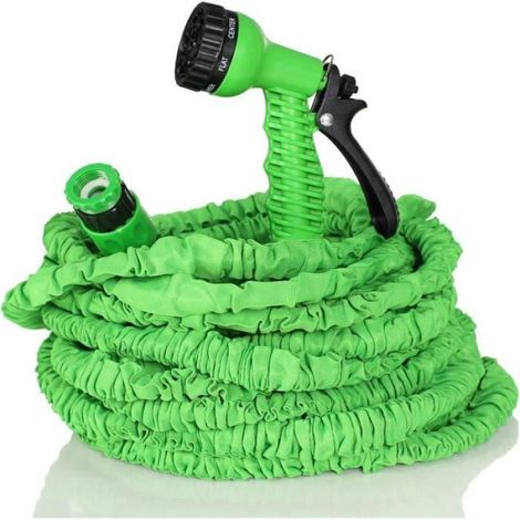 Tuyaux d'arrosage Extensible Retractable 15m 50ft 7 Fonctions connecteur Universel (1/3)