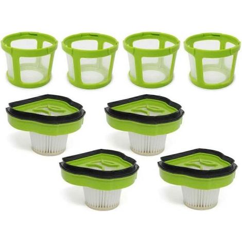 Set of 4 filters + 4 mesh filter frames for Bissell Pet Hair Eraser vacuum cleaner - AquaForge (1/5)