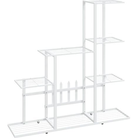 Portavaso portafiori 945 x 25 x 88 cm metallo bianco 020045168