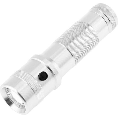Lampe torche LED aluminium 10 en 1 multicolore éclairage camping randonnée pêche (1/5)