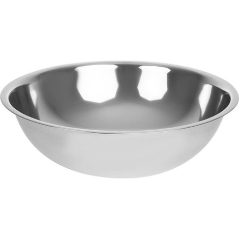 Bol Mélangeur Acier Inoxydable 12L - Base Plate - Empilable - Cuisine Pro (1/5)
