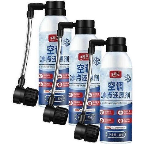 Kit de recharge pour climatisation automobile 3X 80G. agent réfrigérant pour compresseur automobile R134a. multicolore (1/5)