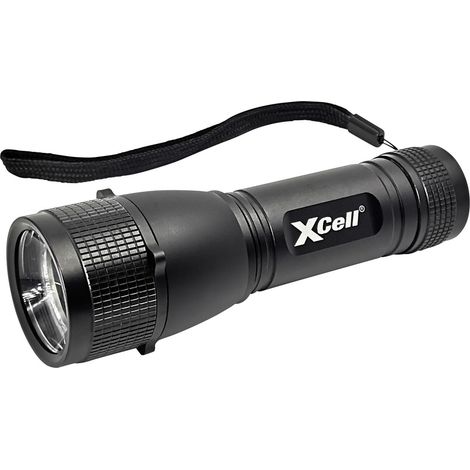 XCell 146362 LED Taschenlampe mit Handschlaufe, mit Holster, mit Stroboskopmodus batteriebetrieben 5 (1/5)