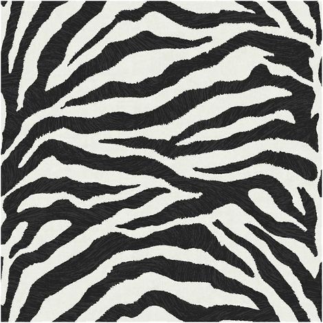 Papier peint zèbre monochrome - Exclusif (1/4)