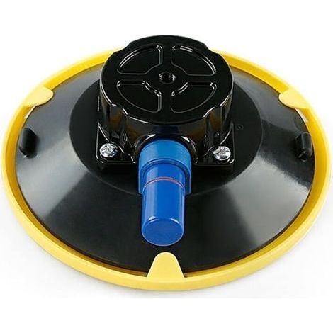 Ventouse à vide professionnelle 15,2 cm – Verre trempé renforcé + Pompe manuelle intégrée – Pour réparation auto et surfaces lisses (1/4)