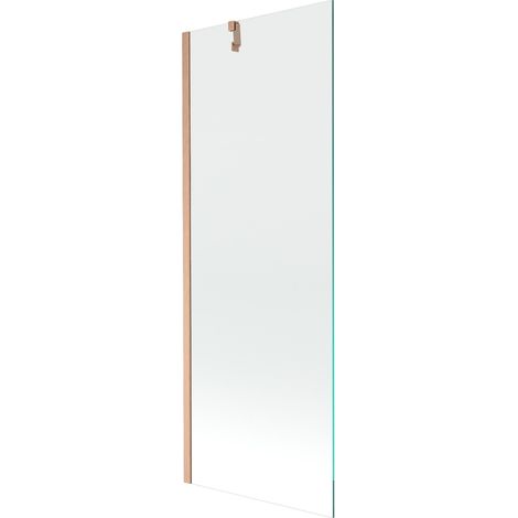 Mexen Next paroi de baignoire 1 vantail 70 x 150 cm, transparent, cuivre brossé - 895-070-000-00-00-65 (1/5)