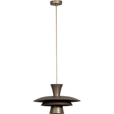[GEBRAUCHT] B-Ware Hängeleuchte Plato Pendelleuchte Titan Stahl Lampe E27 Led Wohnzimmer Esszimmer