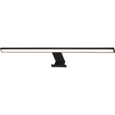 LED Spiegelleuchte Spiegellampe IP44 8 W schwarz Metall-Kunststoff Briloner