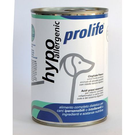 Prolife Dog Diet Hypoallergenic Medium Large - Lattina 400 Gr - Cibo Umido Cani