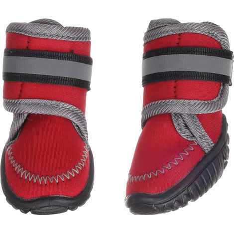 Chaussures Kajan Rouge XXS 5.8 x 4.6 cm. 2 pièces pour chien - Flamingo