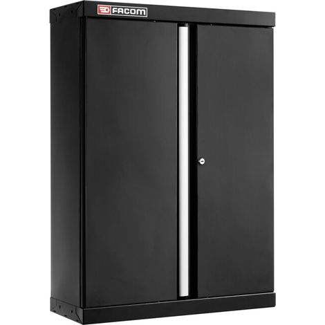 Facom Armoire à casiers JLS3 + 2 portes pleines noir (1/2)