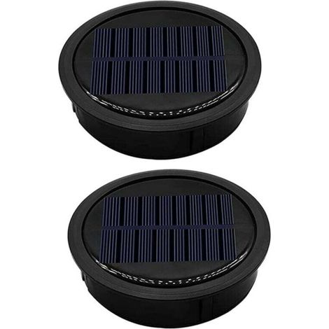 Lot de 2 Lampes Solaires de Remplacement Puissantes et Économes pour Lanternes Suspendues Extérieur (1/4)