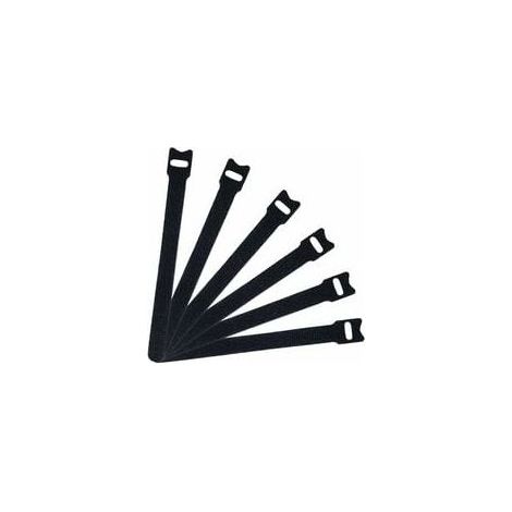 Attache Cable,Sangles Sangles Cable, Réutilisables Serre Cable, Organisateur Rangement Cable, pour Attacher Les Cables, Gaines, Fils PC, Fils électriques etc(Noir,50 Pcs) (1/5)