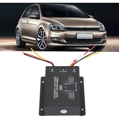 24V-12V 30A Abwärtsspannungswandler für Autos, DC-DC-Wechselrichtertransformator, Kfz-Stromreduzierer, 12V-Netzteil für Fahrzeuge. (1/5)