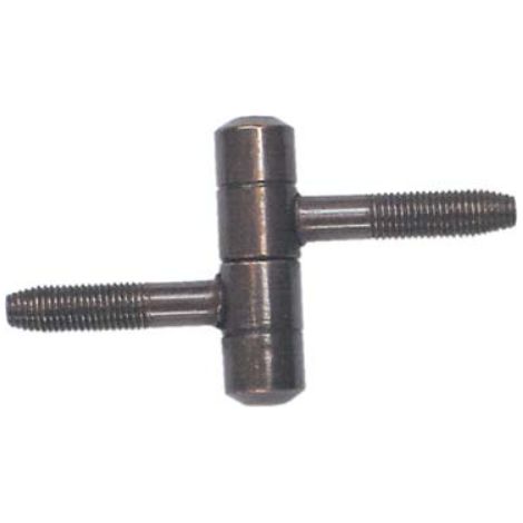 Cerniera tipo anuba acciaio bronzato mm 14 (25 pezzi) Otlav (1/2)