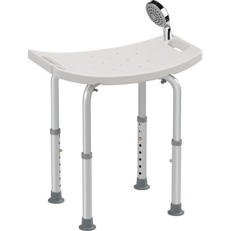 Sgabello da doccia/sedile per bagno, antiscivolo, altezza regolabile (1/5)
