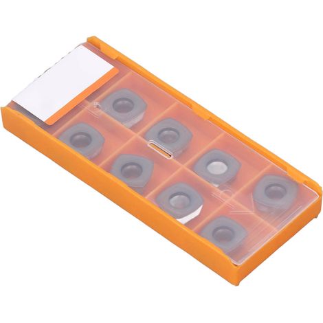 10 Stück beschichtete Hartmetall-Dreheinsätze für CNC-Drehmaschinen, Ersatz-Dreh- und Fräswerkzeuge (1/5)