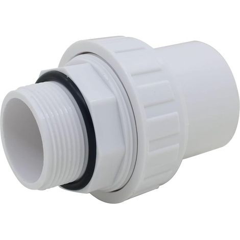 Raccord mixte en PVC pour vis, colle XA, manchon de pression en PVC, pompe, filtre à sable, piscine, joint torique 1-5 pouces-AquaForge (1/5)